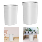 Maxbell Trash Can with Lid Bucket Reusable Trash Bin for Office Kitchen Laundry Room S