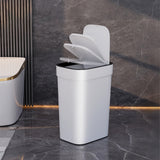 Maxbell Trash Can with Lid Bucket Reusable Trash Bin for Office Kitchen Laundry Room L