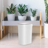 Maxbell Trash Can with Lid Bucket Reusable Trash Bin for Office Kitchen Laundry Room L