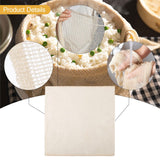 Maxbell Steamer Liner Breathable Large Reusable Steamer Mat for Pastry Dim Sum Bread