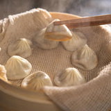Maxbell Steamer Liner Breathable Large Reusable Steamer Mat for Pastry Dim Sum Bread