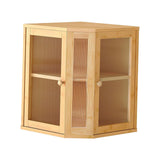 Maxbell Corner Bread Box for Kitchen 2 Tier Pantry Shelf Breadbox for Homemade Bread