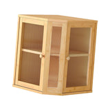 Maxbell Corner Bread Box for Kitchen 2 Tier Pantry Shelf Breadbox for Homemade Bread