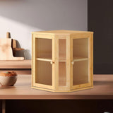 Maxbell Corner Bread Box for Kitchen 2 Tier Pantry Shelf Breadbox for Homemade Bread