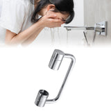 Maxbell Faucet Extender Anti Splash Large Flow Sink Tap Faucets Adapter Head Aerator Silver