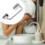 Maxbell Faucet Extender Anti Splash Large Flow Sink Tap Faucets Adapter Head Aerator Silver