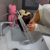 Maxbell Faucet Extender Anti Splash Large Flow Sink Tap Faucets Adapter Head Aerator Silver