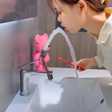 Maxbell Faucet Extender Anti Splash Large Flow Sink Tap Faucets Adapter Head Aerator Silver