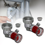 Maxbell Visible Sink Drain Backflow Preventer Upgrade for Dishwashers Overflow Pipes 40mm to 50mm