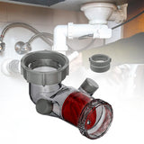 Maxbell Visible Sink Drain Backflow Preventer Upgrade for Dishwashers Overflow Pipes 40mm to 50mm