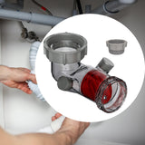 Maxbell Visible Sink Drain Backflow Preventer Upgrade for Dishwashers Overflow Pipes 50mm to 50mm