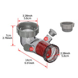Maxbell Visible Sink Drain Backflow Preventer Upgrade for Dishwashers Overflow Pipes 50mm to 50mm