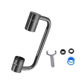 Maxbell Faucet Extender Anti Splash Large Flow Sink Tap Faucets Adapter Head Aerator Gray
