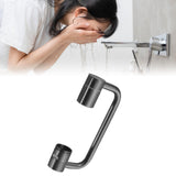 Maxbell Faucet Extender Anti Splash Large Flow Sink Tap Faucets Adapter Head Aerator Gray