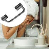 Maxbell Faucet Extender Anti Splash Large Flow Sink Tap Faucets Adapter Head Aerator Gray