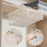 Maxbell Underwear Organizer Metal Desktop Compact for Household Laundry Room Kitchen White