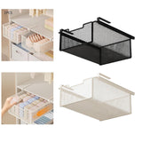 Maxbell Underwear Organizer Metal Desktop Compact for Household Laundry Room Kitchen White
