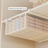 Maxbell Underwear Organizer Metal Desktop Compact for Household Laundry Room Kitchen White