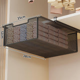 Maxbell Underwear Organizer Metal Desktop Compact for Household Laundry Room Kitchen Black