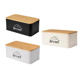 Maxbell Bread Box Gifts Kitchenware Bread Keeper for Coffee Shop Baked Goods Cookies Black