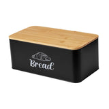 Maxbell Bread Box Gifts Kitchenware Bread Keeper for Coffee Shop Baked Goods Cookies Black