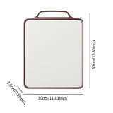 Maxbell Stainless Steel Cutting Board Non Slip Double Sided for Bread Kitchen Cheese Stainless Steel