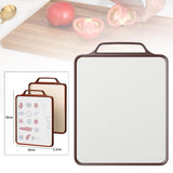 Maxbell Stainless Steel Cutting Board Non Slip Double Sided for Bread Kitchen Cheese PP