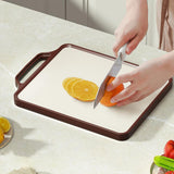 Maxbell Stainless Steel Cutting Board Non Slip Double Sided for Bread Kitchen Cheese PP