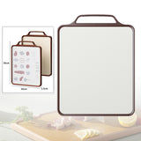 Maxbell Stainless Steel Cutting Board Non Slip Double Sided for Bread Kitchen Cheese PP