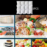 Maxbell Dry Ice Packs Freezer Non Stick Flexible Cold Packs for Beach Coolers Hiking S