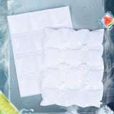Maxbell Dry Ice Packs Freezer Non Stick Flexible Cold Packs for Beach Coolers Hiking M