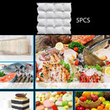 Maxbell Dry Ice Packs Freezer Non Stick Flexible Cold Packs for Beach Coolers Hiking M