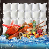 Maxbell Dry Ice Packs Freezer Non Stick Flexible Cold Packs for Beach Coolers Hiking L