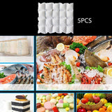 Maxbell Dry Ice Packs Freezer Non Stick Flexible Cold Packs for Beach Coolers Hiking L