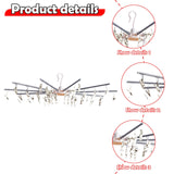 Maxbell Clothes Drying Rack Folding with 30 Clips for Underwear Scarf Indoor Outdoor