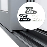 Maxbell Casement Window Stopper Multipurpose for Windows with Track Lock Easy to Use Gray