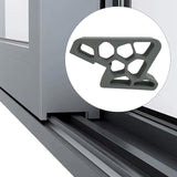 Maxbell Casement Window Stopper Multipurpose for Windows with Track Lock Easy to Use Gray