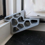 Maxbell Casement Window Stopper Multipurpose for Windows with Track Lock Easy to Use Gray