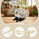 Maxbell Drink Glass Rack Freestanding Table Top Metal for Home Cabinets Dining Table