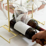 Maxbell Drink Glass Rack Freestanding Table Top Metal for Home Cabinets Dining Table