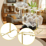Maxbell Drink Glass Rack Freestanding Table Top Metal for Home Cabinets Dining Table