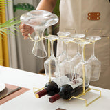 Maxbell Drink Glass Rack Freestanding Table Top Metal for Home Cabinets Dining Table