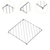 Maxbell Iron Trivet Meat Rack Square Metal Mat for Pots and Pan for Kitchen Pans Bar A