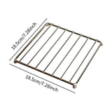 Maxbell Iron Trivet Meat Rack Square Metal Mat for Pots and Pan for Kitchen Pans Bar B