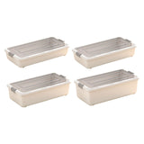 Maxbell Under Bed Storage Sturdy Heavy Duty Easy Pull Out Underbed Storage Container 61cmx40cmx11cm