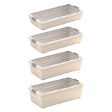 Maxbell Under Bed Storage Sturdy Heavy Duty Easy Pull Out Underbed Storage Container 61cmx40cmx11cm