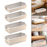 Maxbell Under Bed Storage Sturdy Heavy Duty Easy Pull Out Underbed Storage Container 61cmx40cmx11cm