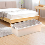 Maxbell Under Bed Storage Sturdy Heavy Duty Easy Pull Out Underbed Storage Container 61cmx40cmx21cm