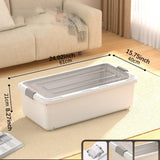Maxbell Under Bed Storage Sturdy Heavy Duty Easy Pull Out Underbed Storage Container 61cmx40cmx21cm