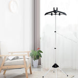 Maxbell Garment Steamer Rack Folding Steamer Hanger Stand for Retail Hotel Cloakroom Black